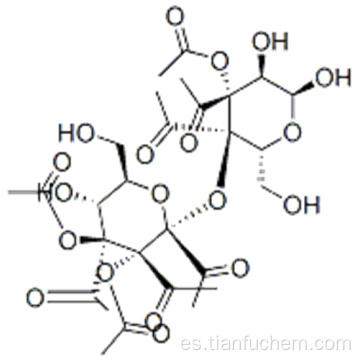 bD-Glucopiranosa, 4-O- (2,3,4,6-tetra-O-acetil-aD-glucopiranosil) -, 1,2,3,6-tetraacetato CAS 22352-19-8